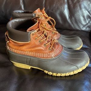 LLBean Women’s size 9 leather duck boots!